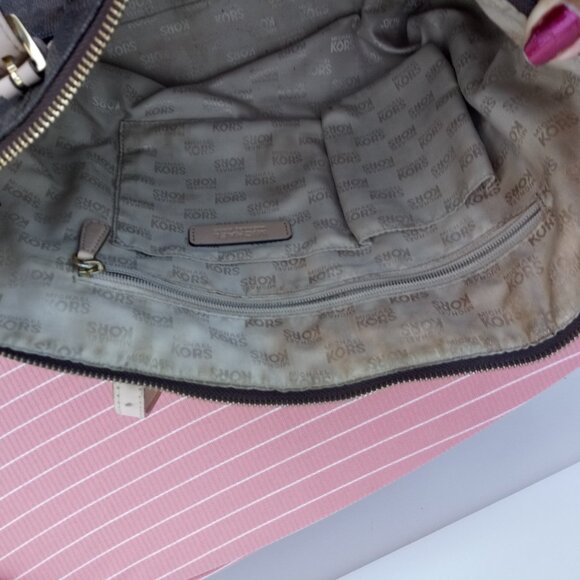 Michael Kors Black and Tan Tote Bag - Picture 7 of 9